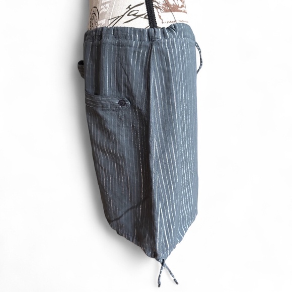 Crossley Metallic Stripe Cotton Mini Skirt – Size S - Picture 5 of 7